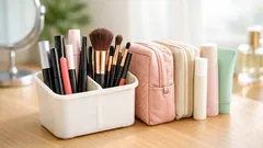 다이소 마요케차 홀더로 화장대 세로 수납 완성하는 방법