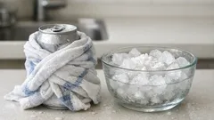 캔음료 빨리 식히기 10분 완성, 젖은 키친타월 냉장고 꿀팁