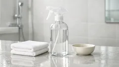 백식초로 욕실 바닥 물때·비누때 지우는 법, 희석 비율부터 정리